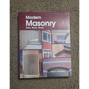 Modern Masonry : Brick, Block, Stone - Hardcover